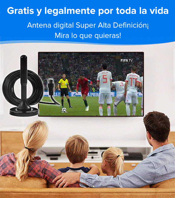 Antena Interior Para Tv Digital Full Hd Canales De Aire – Carolina´s Home